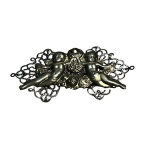 Women's Unbranded Cherub Brooch One Size Silver Gold